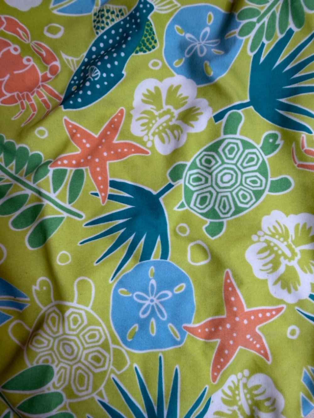 Hartstrings Lime Tropical Print Ruffle One-Piece Swimsuit - Picture 5 of 5